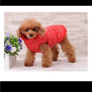 NWT Dog Winter Puffer Jacket Fleece inside Snaps Sz XS Chihuahua Small Dog Gift